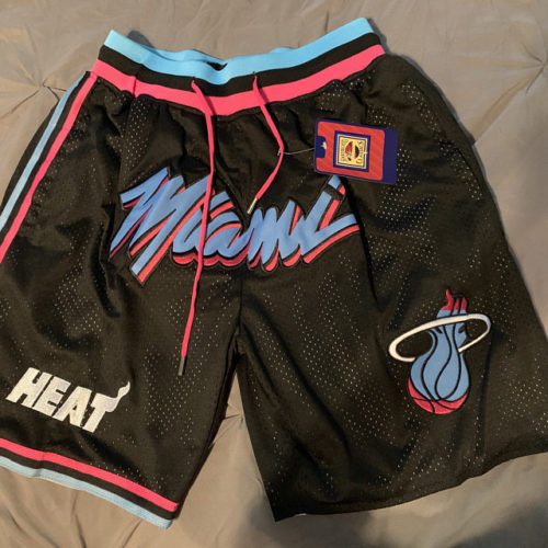 Miami Heat M&N Black Shorts photo review