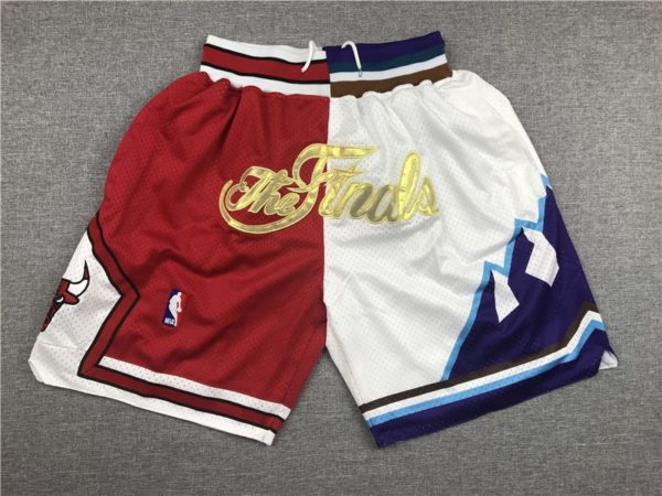 1997 NBA Finals Bulls x Jazz Shorts (RedWhite) 2