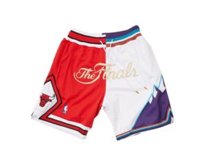 1997 NBA Finals Bulls x Jazz Shorts (RedWhite)