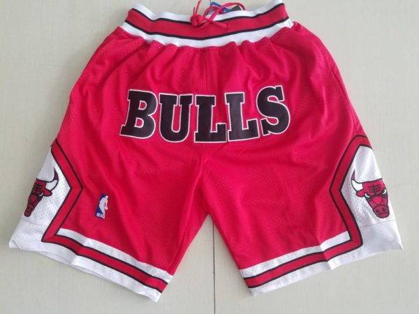 Chicago Bulls Shorts Red - Mens Shorts Store