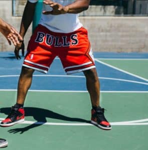 Chicago Bulls Shorts Red person