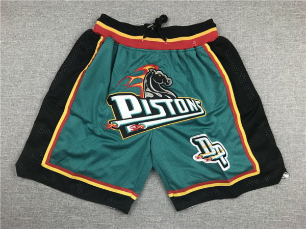 Detroit Pistons Shorts (Teal) 2