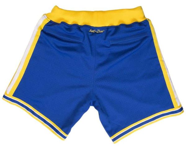 Golden State Warriors Shorts Royal - Basketball Shorts Store