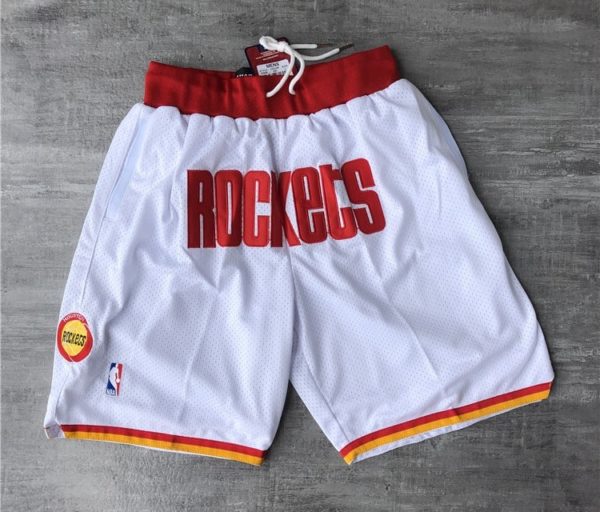 Houston Rockets shorts (White) 2