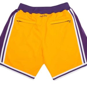 Los Angeles Lakers Shorts (Yellow) 1