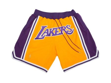 Los Angeles Lakers Shorts (Yellow)