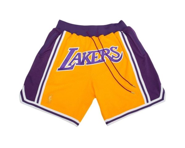 Los Angeles Lakers Shorts (Yellow)
