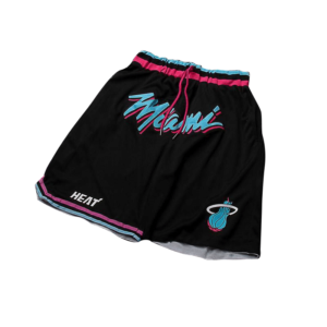 Miami Heat M&N Black shorts