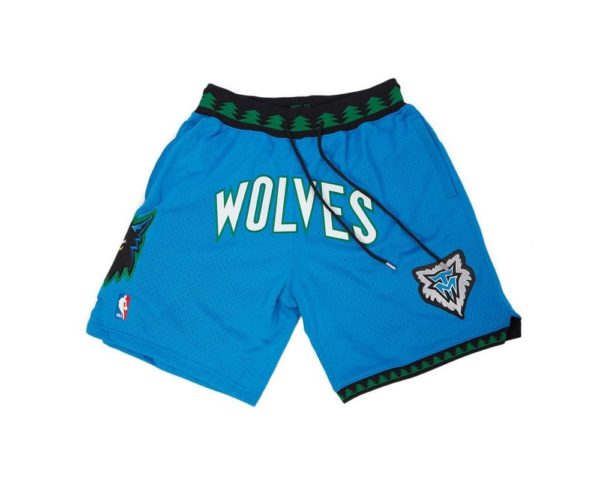 Minnesota Timberwolves Shorts Blue - Mens Shorts Store