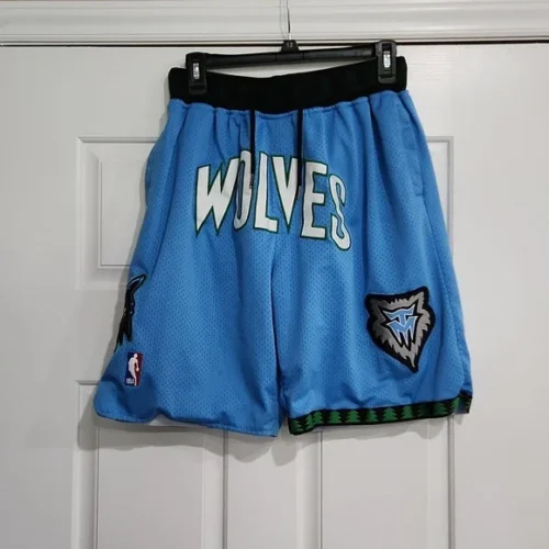 Minnesota Timberwolves 96-97 Shorts Blue photo review