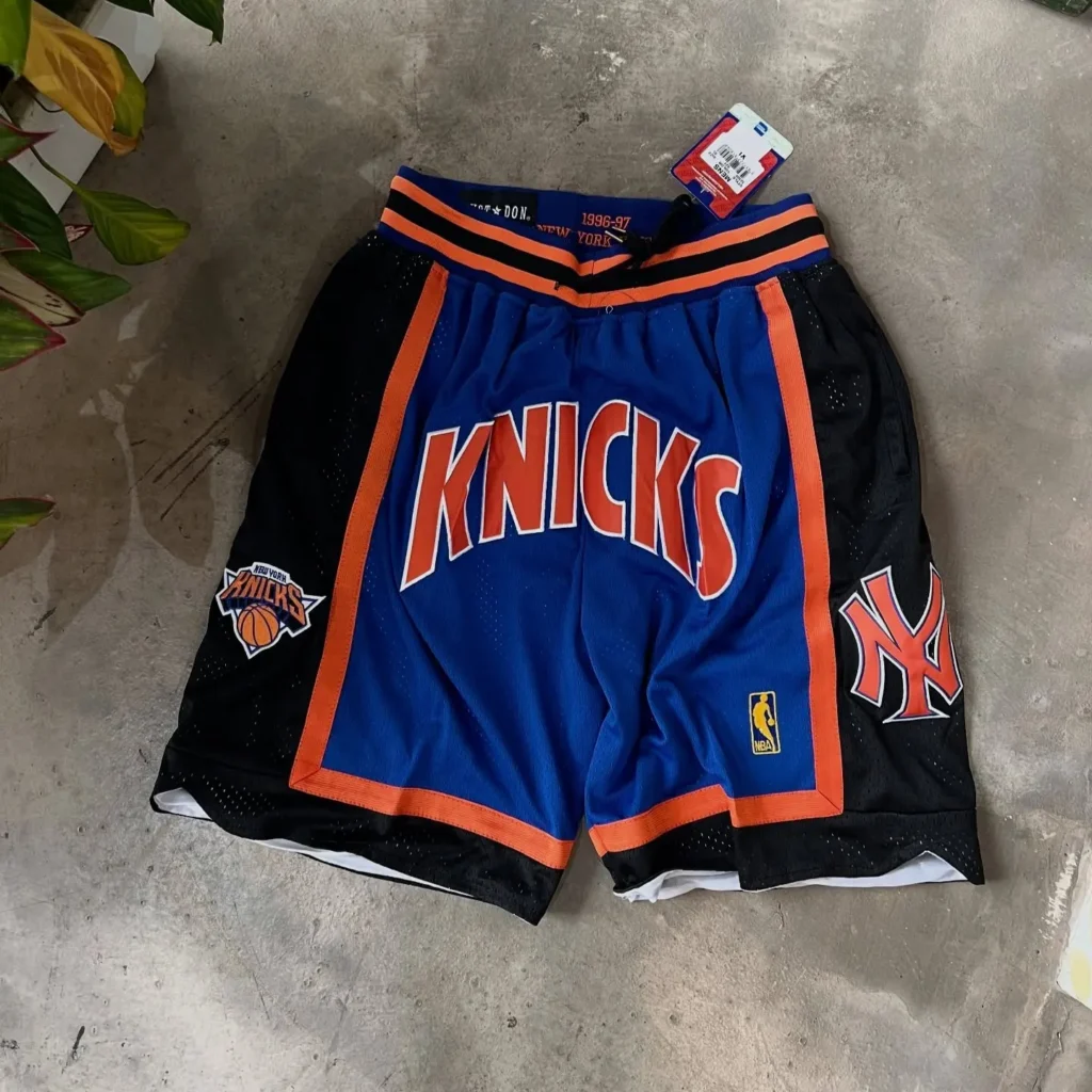 New York Knicks 96-97 Shorts Blue