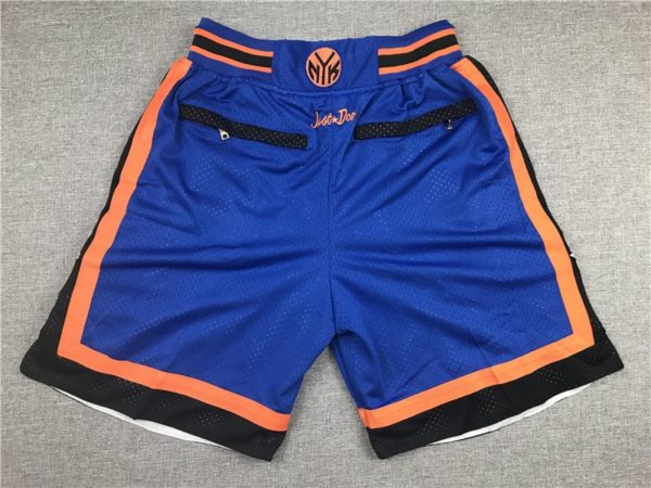 New York Knicks Shorts Black - Mens Shorts Store