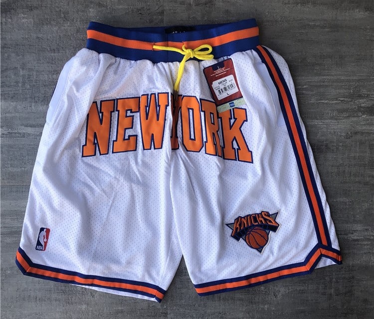 New York Knicks shorts White - NBA Shorts Store