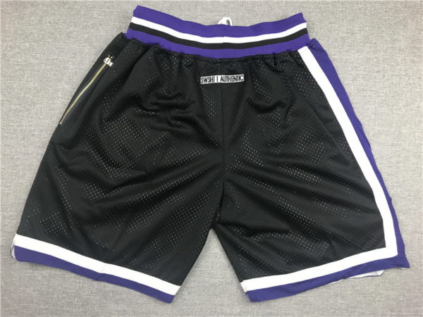 Sacramento Kings Shorts Black - Mens Shorts Store