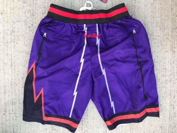 Toronto Raptors Shorts (Purple) 4