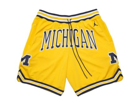 University of Michigan Shorts gold
