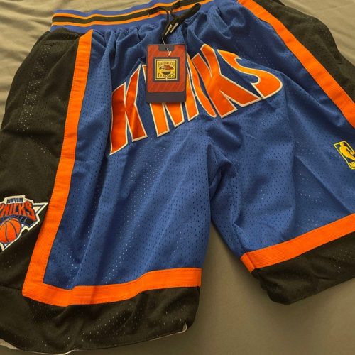 New York Knicks 96-97 Shorts Blue photo review