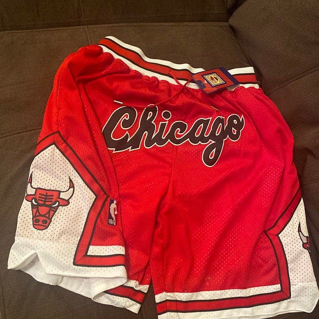 Chicago Bulls Shorts Red “Chicago” – Mens Shorts Store