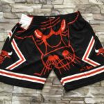 Chicago Bulls Big Face Shorts Black 2