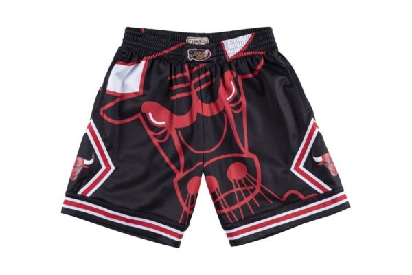 Chicago Bulls Big Face Shorts Black 4