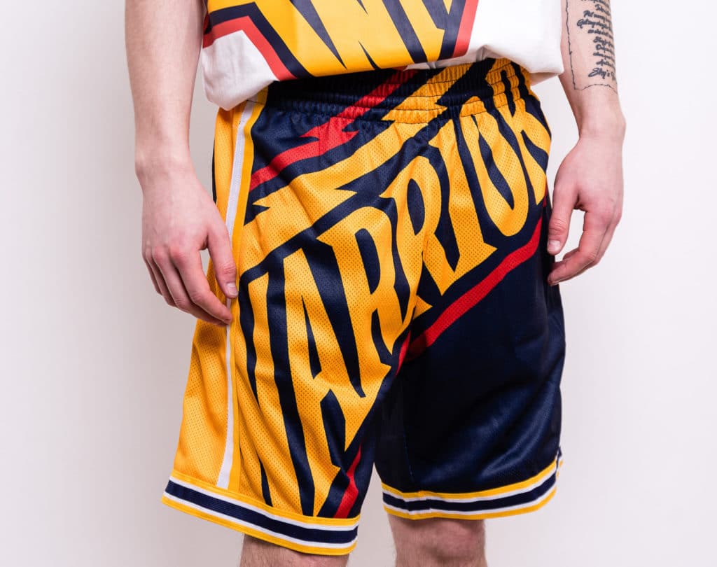 Golden State Warriors Big Face Shorts Hardwood Classics player