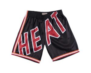 Miami Heat Big Face Shorts Black