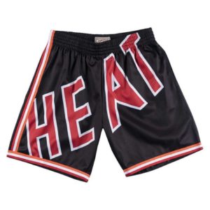 Miami Heat Big Face Shorts Black