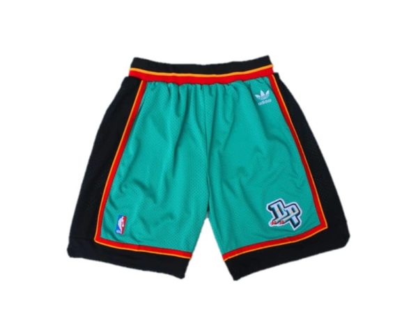 Detroit Pistons Green Hardwood Classics Shorts Green