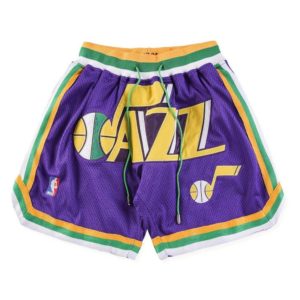 Utah Jazz Throwback Shorts 90s