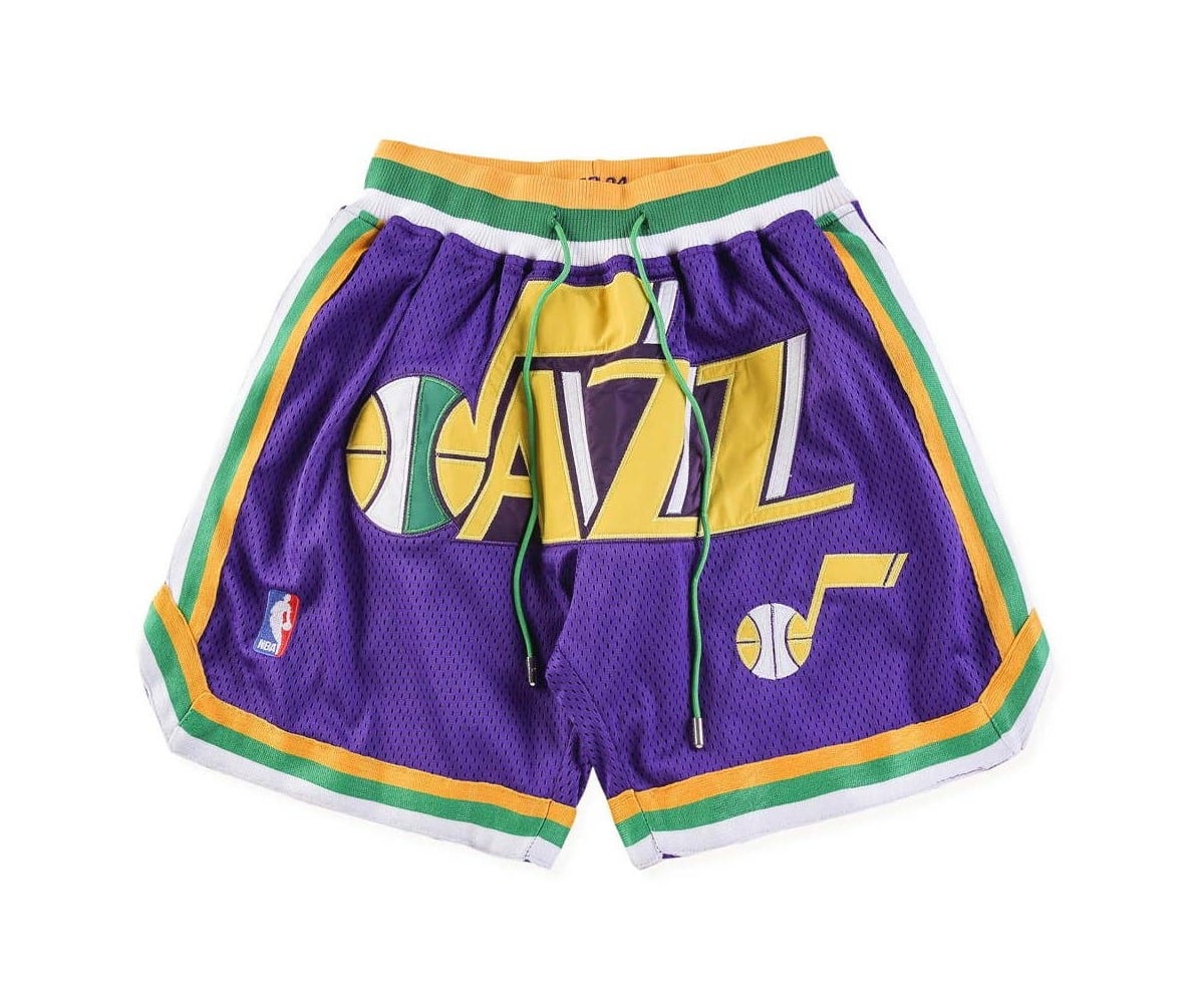 Utah Jazz Throwback Shorts 90s - NBA 