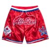 1991 All-Star West Shorts Red