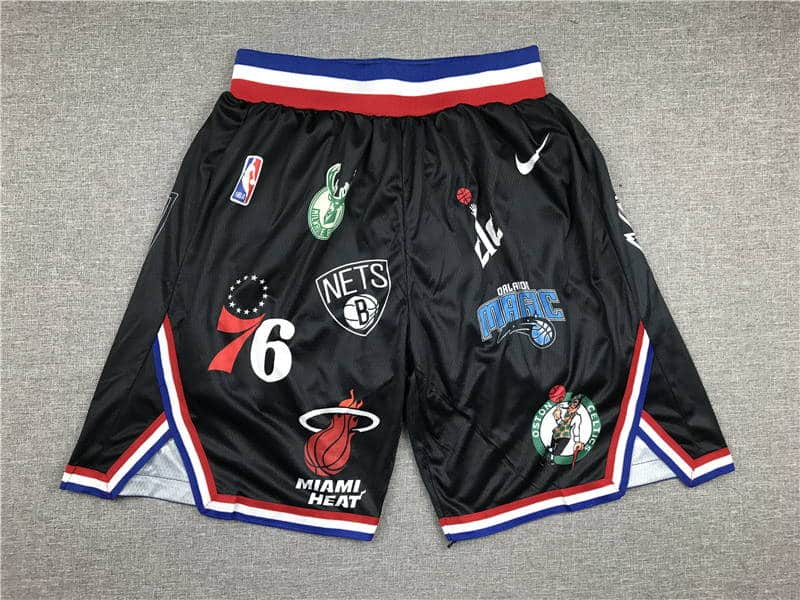 Supreme Nike NBA Teams Authentic Shorts Black Extra Large XL 42 SS18 Logo 1  2 3