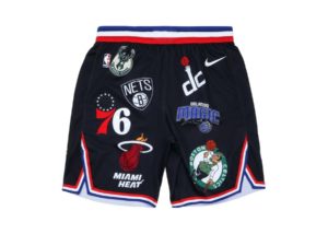 Supreme-NBA-Teams-Short-Black