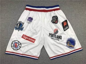 nba team logo shorts