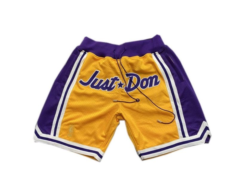 Just Don Style x 1996-1997 Los Angeles Retro Basketball Shorts A