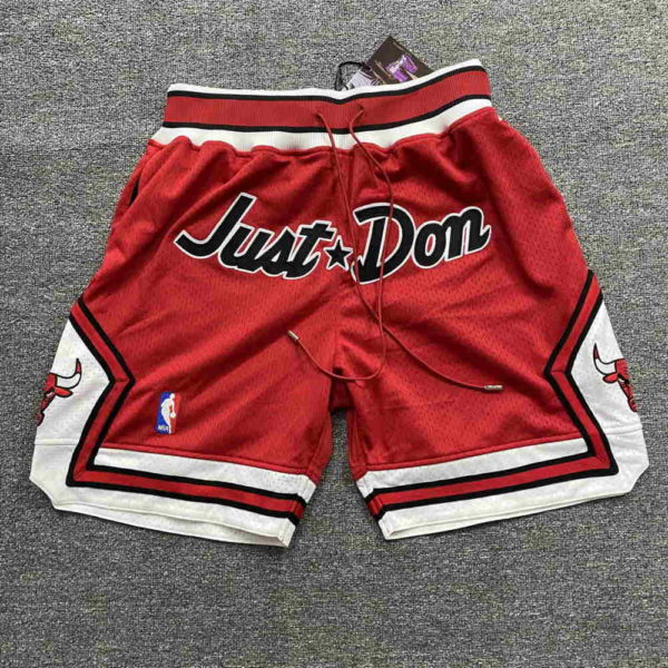 Just Don Style x 1997-1998 Chicago Bulls Retro Basketball Shorts