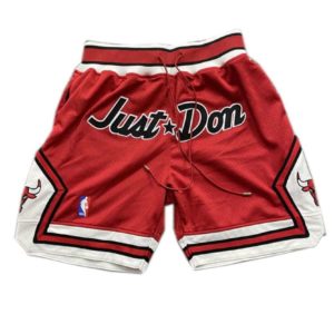 Just Don Style x 1997-1998 Chicago Bulls Retro Basketball Shorts a