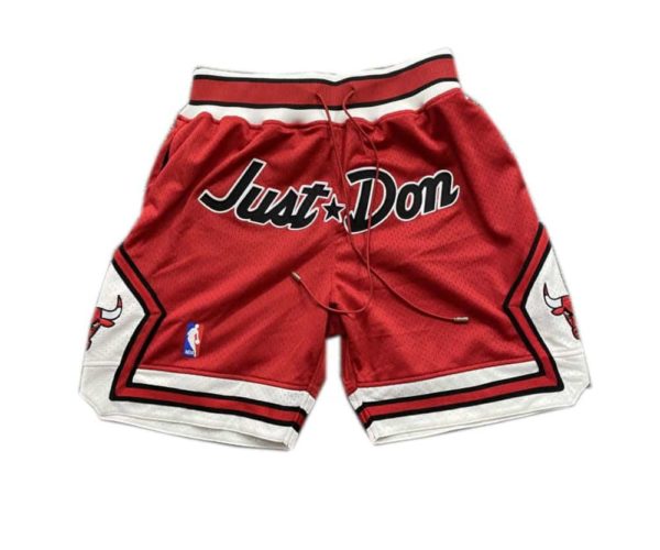 Just Don Style x 1997-1998 Chicago Bulls Retro Basketball Shorts a