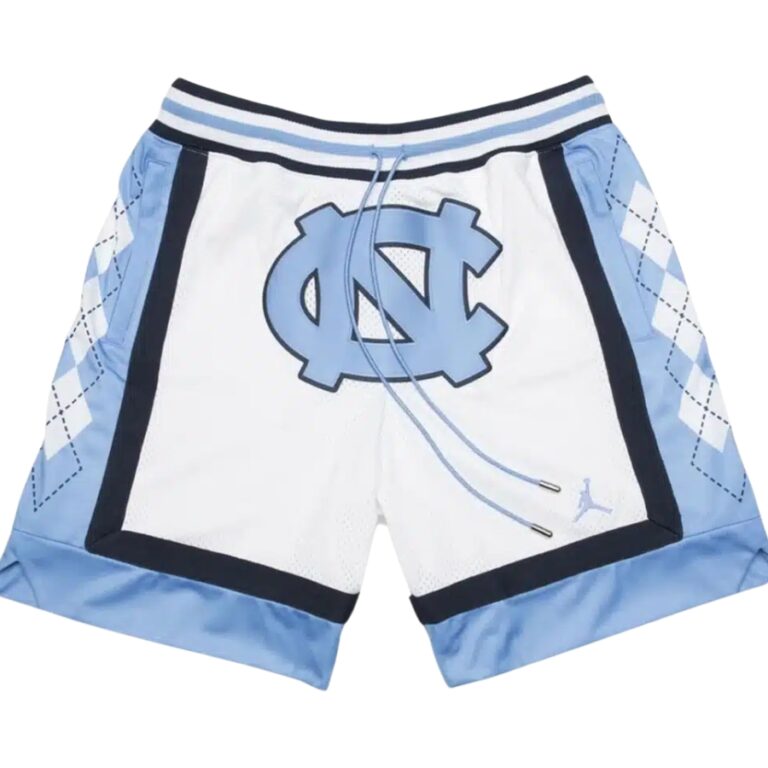 University of North Carolina UNC White Shorts