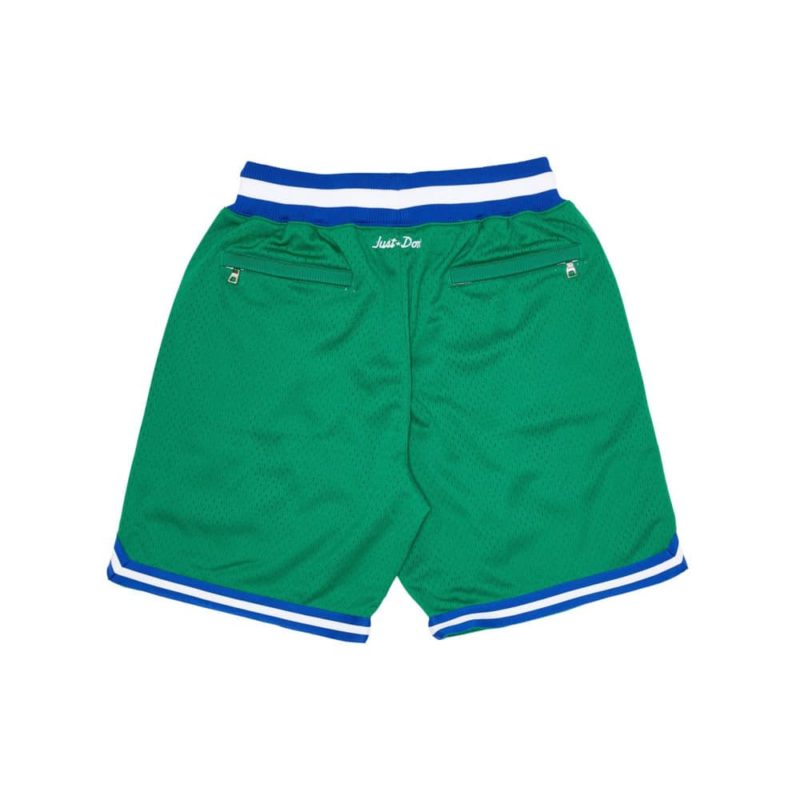 Dallas Mavericks Green Shorts back