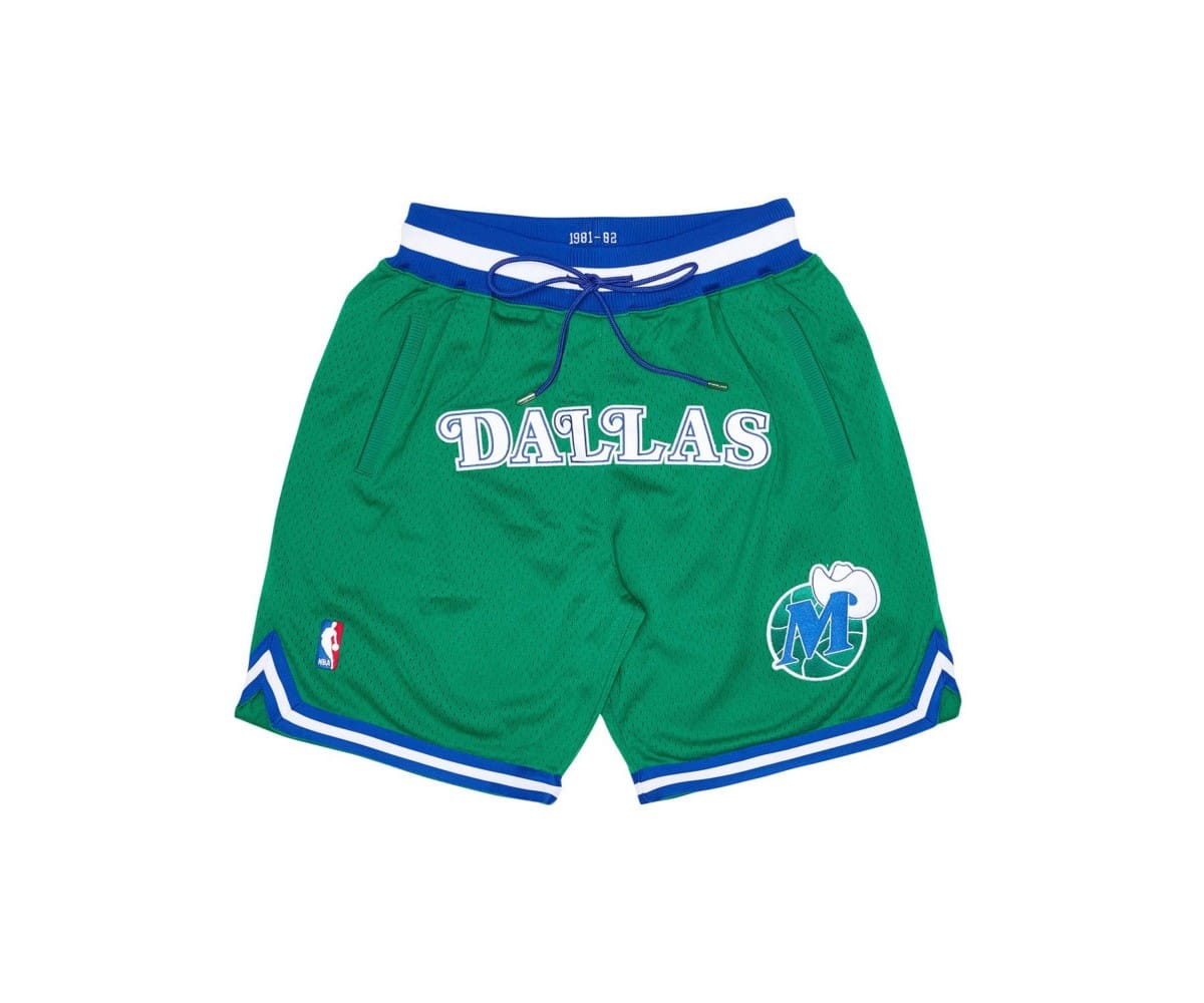 Just Don x Mitchell and Ness Classic Shorts Dallas Mavericks 1981