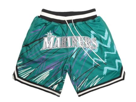 Seattle Mariners Sublimated Shorts (Teal)