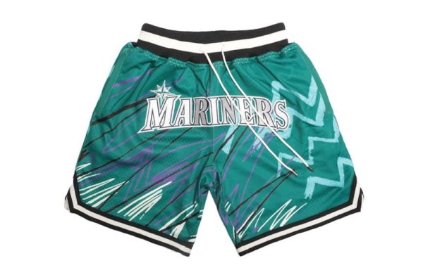 Seattle Mariners Sublimated Shorts (Teal)