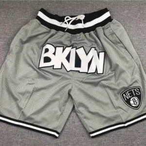 Brooklyn-Nets-Gray-Swingman-Throwback-Basketball-Shorts