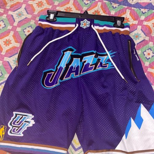 Utah Jazz 96-97 M&N Throwback Shorts photo review