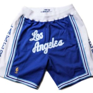 Los Angeles Lakers M&N 1996-1997 LOS ANGELES Royal Blue Shorts