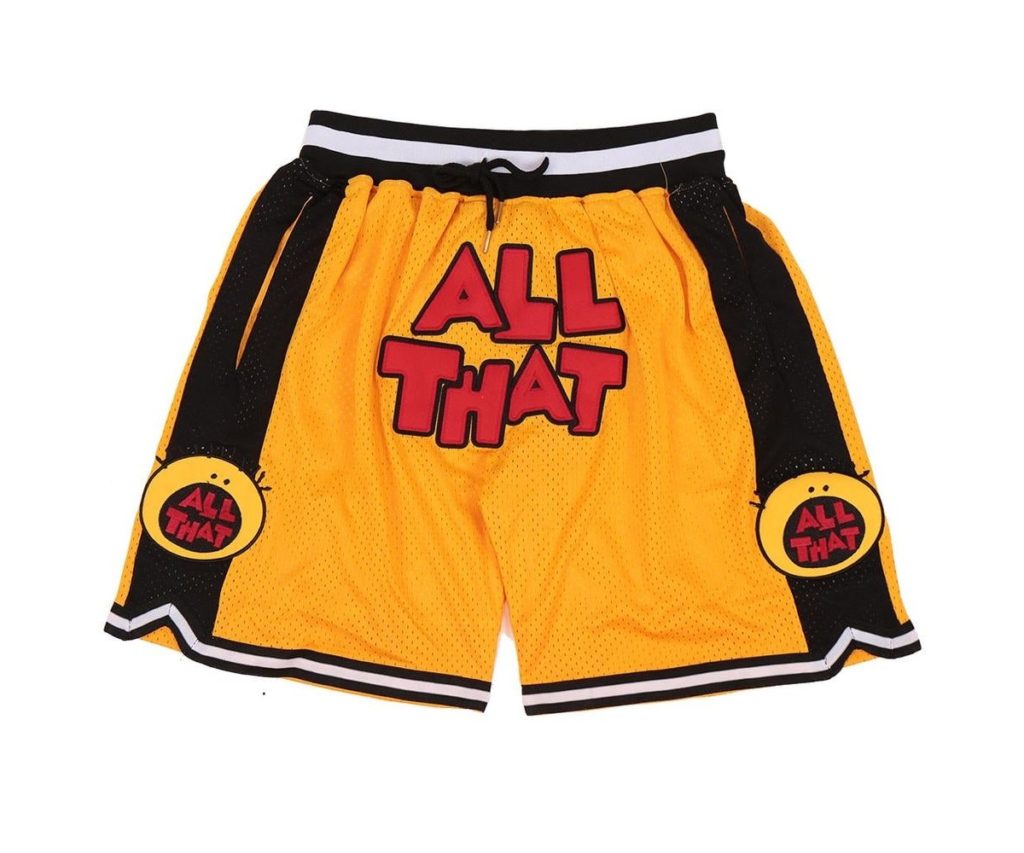 All That Basketball Shorts Yellow Mens Shorts Store