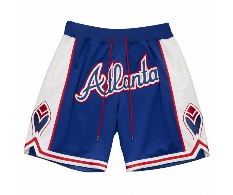Atlanta Braves Home Run Derby Shorts Blue