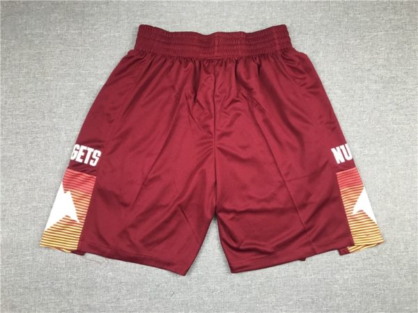 Denver Nuggets City Edition 2021 Swingman Red Shorts - Mens Shorts Store