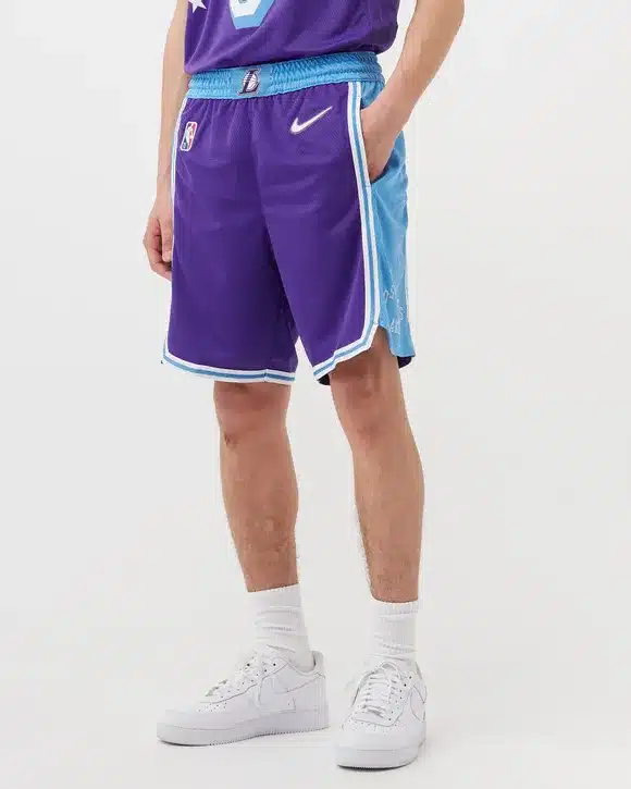 Los Angeles Lakers 2021-22 City Edition Purple shorts player